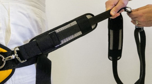 Balance Belt - A safety and rehabilitation aid for training of standing up, balancing and walking