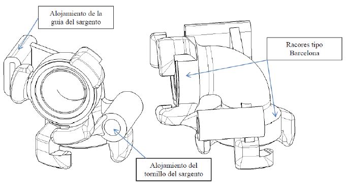 Fire hose element to facilitate the work of firefighters