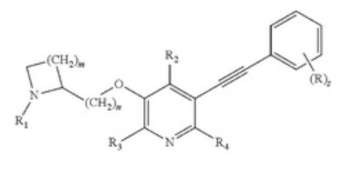 Therapeutic applications of phenyl-substituted nicotinic ligands