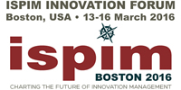 ISPIM Innovation Forum: Charting the Future of Innovation Management, Boston (United States)