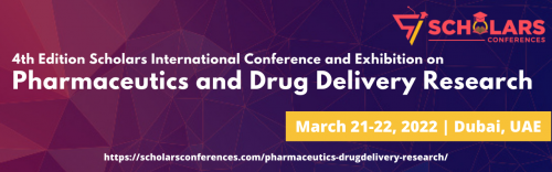 Scholars International Conference and Exhibition on Pharmaceutics and Drug Delivery Research