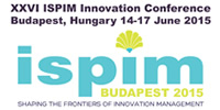 XXVI ISPIM Innovation Conference - Shaping the Frontiers of Innovation Management, Budapest (Hungary)