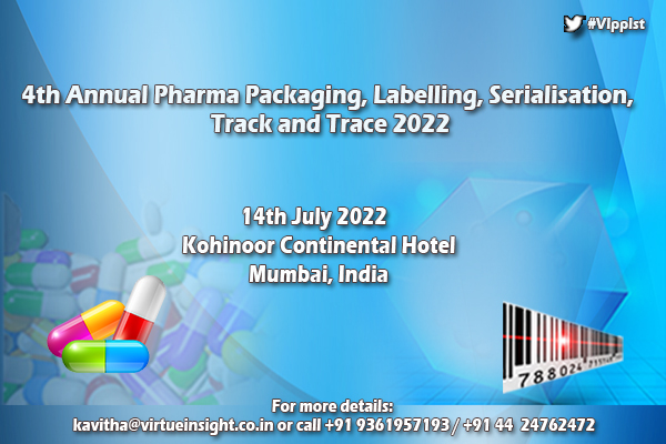 4th Annual Pharma Packaging, Labelling, Serialization, Track & Trace 2022